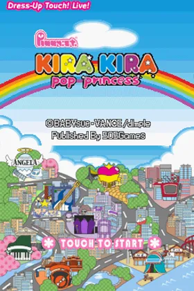 Kira Kira Pop Princess (Europe) (En,Fr,It) screen shot title